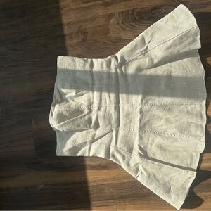 DISSH Elegant Cream linen top